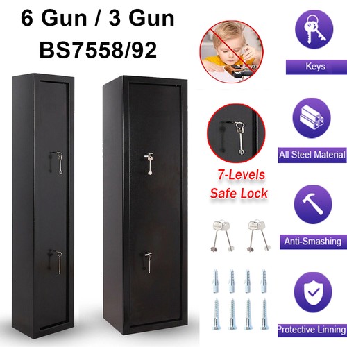 6gun cabinet lockable - cabinet, safe