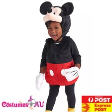 Boys Mickey Mouse Costume Disney Kids Child Toddler Cartoon Book Week Outfit
