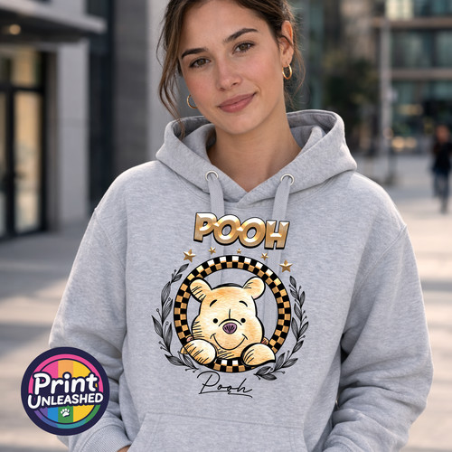 Classic pooh printed hoodie - classic,