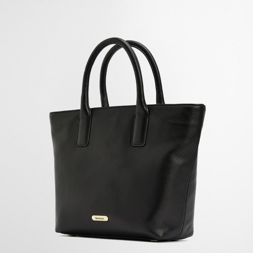Barbour black leather - leather, birch