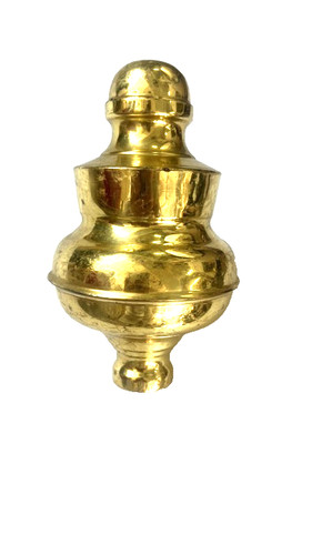 Solid brass bed knob high - bed, 6