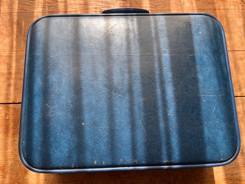Vintage blue hardshell - vintage,