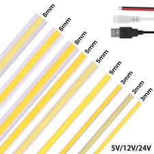 5V 12V 24V COB LED Strip