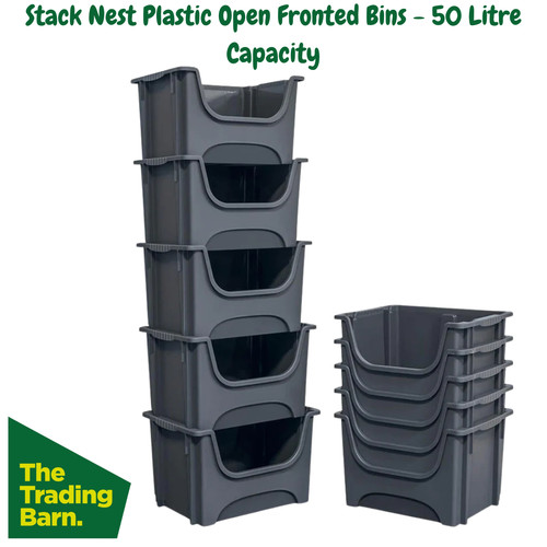 Stack nest plastic - nest, open