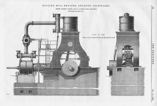 Rhymney ironworks rolling - rhymney,