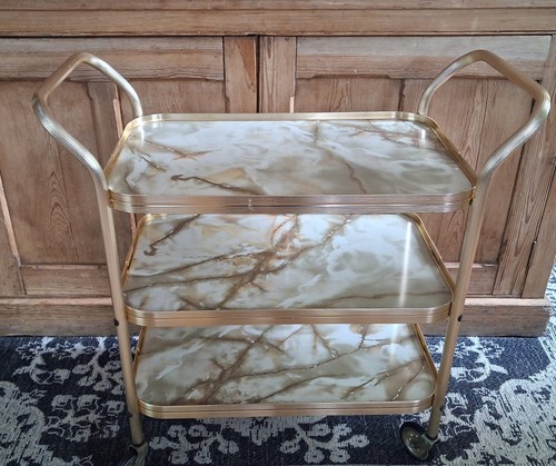 Tea trolley tier gold - tea, 3