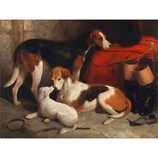 PAINTING ANIMALS FOXHOUNDS