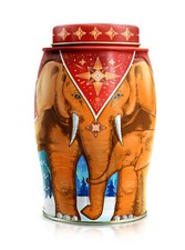 NEW WILLIAMSON TEA ELEPHANT CADDY 20 ENGLISH BREAKFAST TEA BAG FESTIVE CHRISTMAS