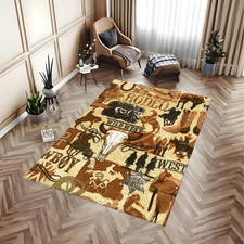 Wild West Cowboy Rug with