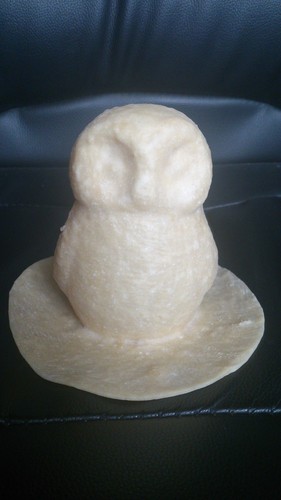 Latex mould small owl - latex, a