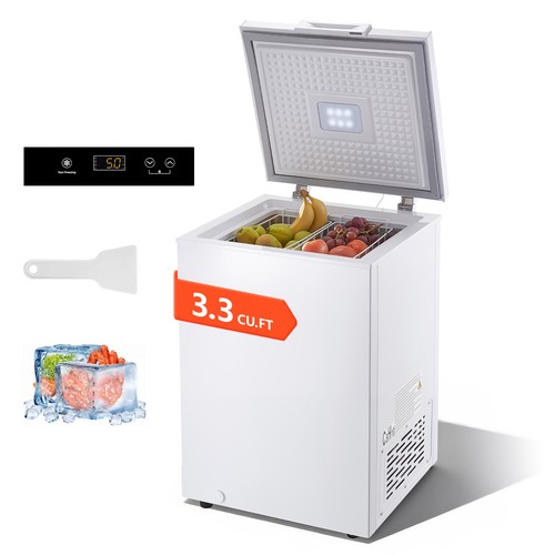 Vevor chest freezer cu ft - 3.3, cu.ft
