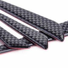 4pcs Car Door Edge Guard Strip Scratch Protector Anti-collision Trim Black