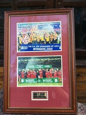 Liverpool fc framed 2001