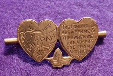 ANTIQUE "MIZPAH"  BROOCH  from