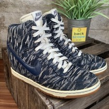 Nike Dunk Sky Hi ‘Hidden Wedge’ Platform Navy Trainers 585560-100 - EU39 UK5.5