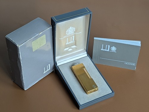 Dunhill gold plated swiss made - dunhill,