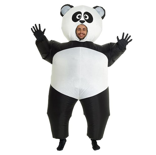 Inflatable panda costume adult - panda,
