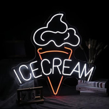 Ice Cream Neon Sign Home
