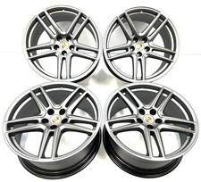 Porsche 95B.2 Macan 20" Turbo Alloy Wheels - Refurbished Satin Platinum - 95B