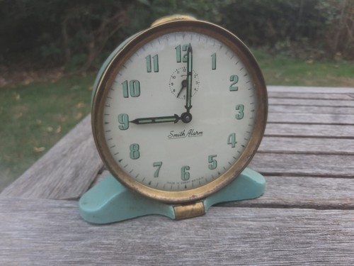 Vintage smith alarm clock - alarm,