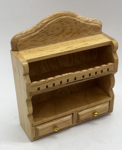Dolls house wall - shelf, unit