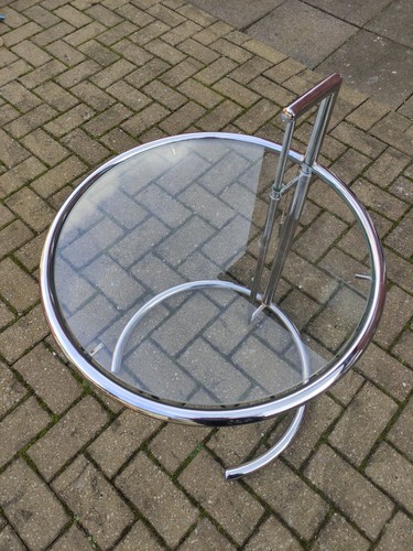 Eileen gray style side table - gray,