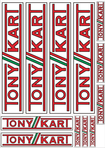 Tony kart laminated self - tony,