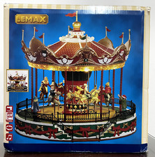 LEMAX Santa Carousel SKU#: 34682 Usato ottime condizioni Poliresina