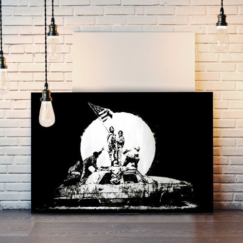 Banksy canvas wall - canvas,