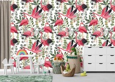 Watercolor Flamingo Nursery