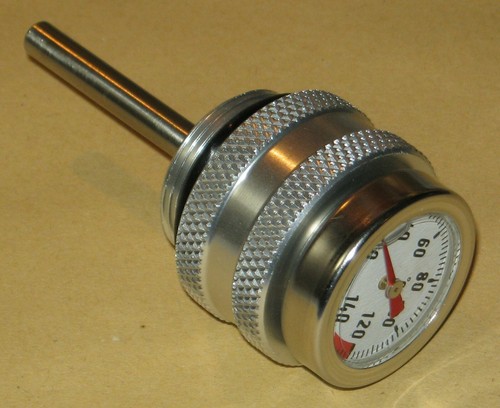 Oil temperature gauge for