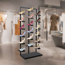 Commercial Shoe Rack Storage Organizer Stackable Shoe Cabinet Shelf for Display