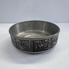 Vintage Norsk Tinn Pewter Bowl