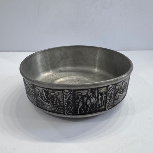 Vintage norsk tinn pewter - pewter, bowl