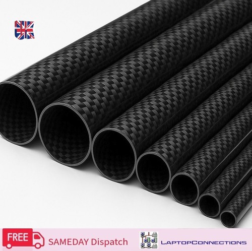 Carbon fiber tube gloss - carbon,