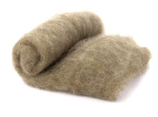 Alpaca Wool Fleece Fibre 1kg Carded Washed Felting Crafting Material British 