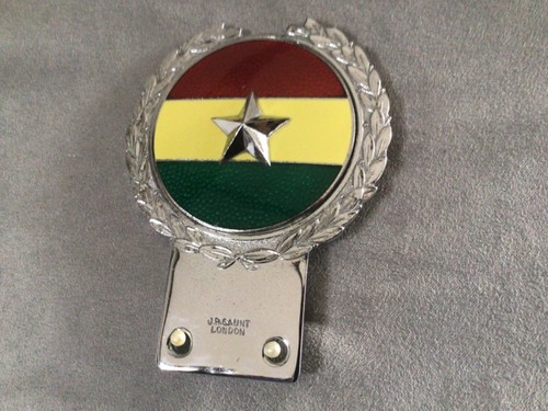 Ghana flag car badge - badge, c1960s