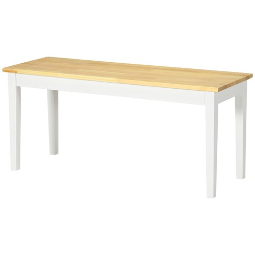 Homcom wood dining bench - dining,