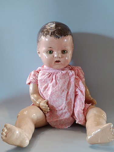 Vintage doll composite - doll, 21"