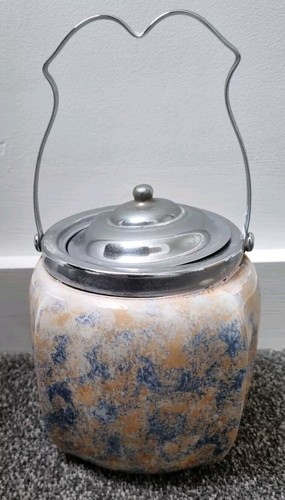 Vintage ceramic biscuit barrel - ceramic,
