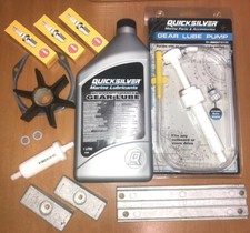 GENUINE ANNUAL SERVICE KIT ~ 75HP Mariner 2-Stroke Outboard Gearlube Pump Anodes