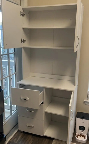 Tall kitchen cupboard - tall, modern