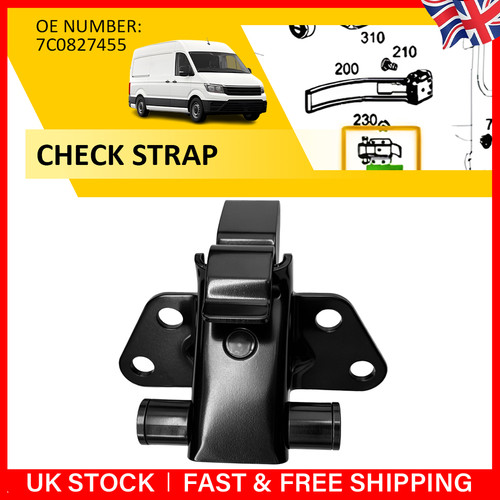 Rear door hinge stop check - door,