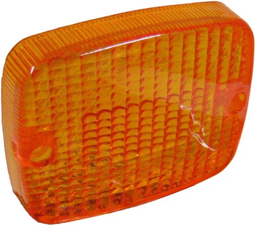 Indicator lens front amber - lens,
