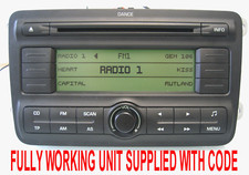 SKODA FABIA RADIO DANCE STEREO CD PLAYER 2008 2009 2010 2011 2012 2013 2014