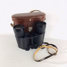 CARL ZEISS Jena Jenoptem 10 x 50w Multi-Coated Binoculars + Case Vintage EB09JH