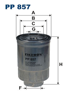 Filtron 857 fuel - filtron,