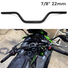 Motorcycle 7/8" 22mm Handlebar Tracker Drag Bars Mat For Kawasaki ER6N ER6F ER5
