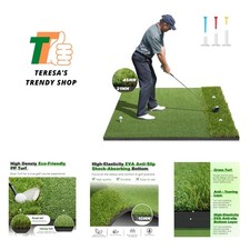 Dual-Turf Golf Mat: 5x4ft