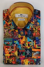 ULTRA RARE CLAUDIO LUGLI ‘ROBOTS’ MENS SHIRT BRAND NEW UNWORN - SOLD OUT !!